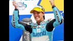 Pol Espargaró on the podium in Brno
