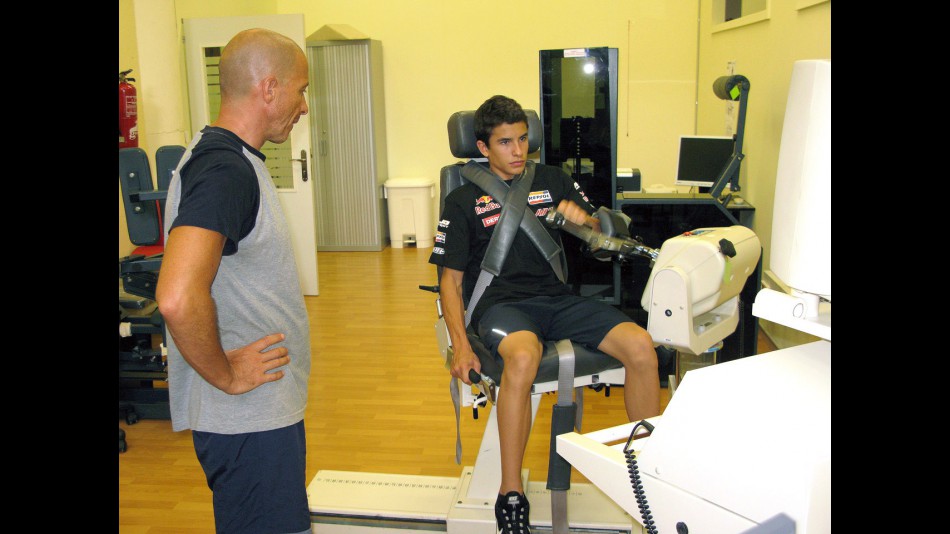 Marc Márquez medical test