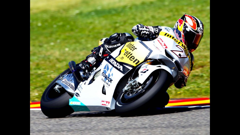Aoyama in action in Mugello