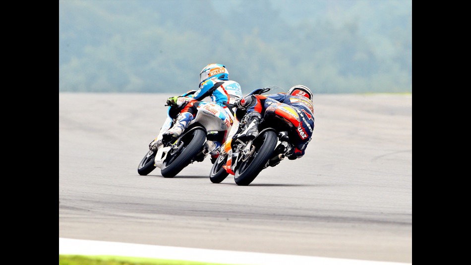 Rabat riding ahead of Marquez in Brno
