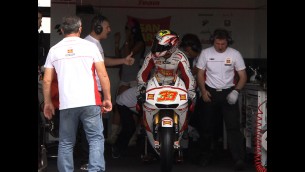 melandri on the brno test
