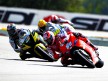 Nicky Hayden riding ahead Colin Edwards