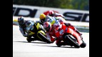 Nicky Hayden riding ahead Colin Edwards