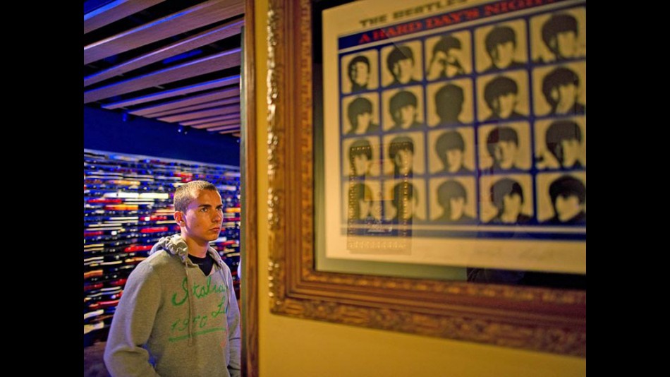Jorge Lorenzo at the Hard Rock Cafe in New York (Photo by Mirco Lazzari / Getty Image)