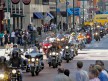 MotoGP riders and motorcycle fans at the Indianapolis preevent