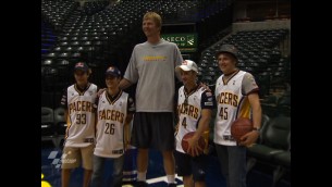rik smits meets motogp riders at indianapolis
