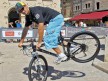 Colin Edwards on mountain bike at San Marino