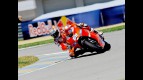 Nicky Hayden in action at Indianapolis