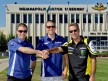 Yamaha´s Lin Jarvis, Ben SPies and Herve Poncharal