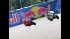 Kallio riding ahead of Hayden during FP1 at Indianapolis
