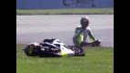 Indianapolis 2010 - MotoGP - FP2 - Action - Valentino Rossi - Crash