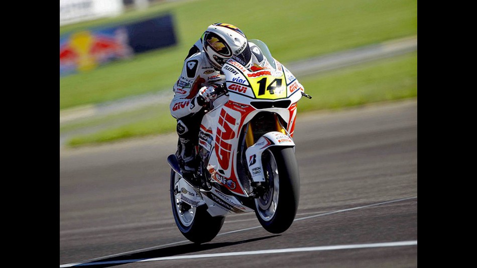 Randy de Puniet in action at Indianapolis
