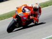 Casey Stoner in action at Indianapolis