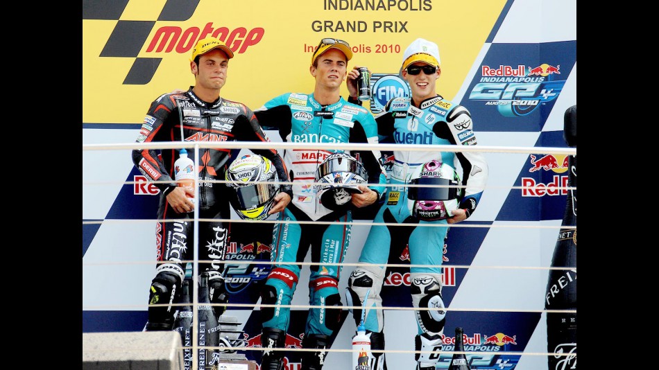 Cortese, Terol and Espargaró on the podium at Indianapolis
