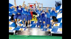 Jorge Lorenzo and his crew celebrating 2010 MotoGP World Championship at Sepang