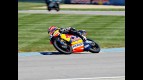 Marc Márquez in action at Indianapolis