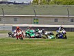 Moto2 crash during the race at Indianapolis