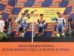 Lorenzo, Pedrosa and Rossi on the podium at Misano
