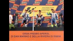 Lorenzo, Pedrosa and Rossi on the podium at Misano