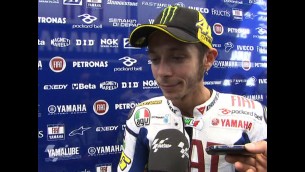 Rossi happy with first Misano practice
