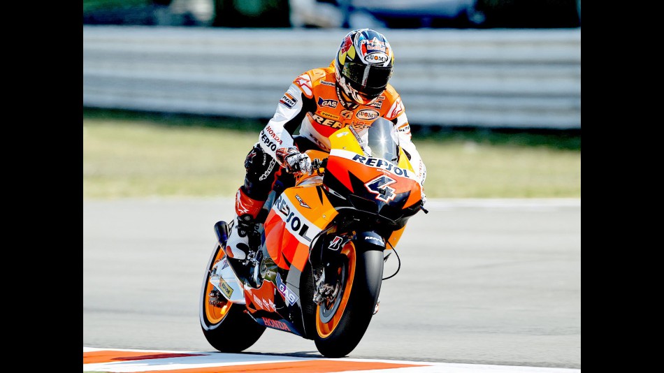 Andrea Dovizioso in action at Misano