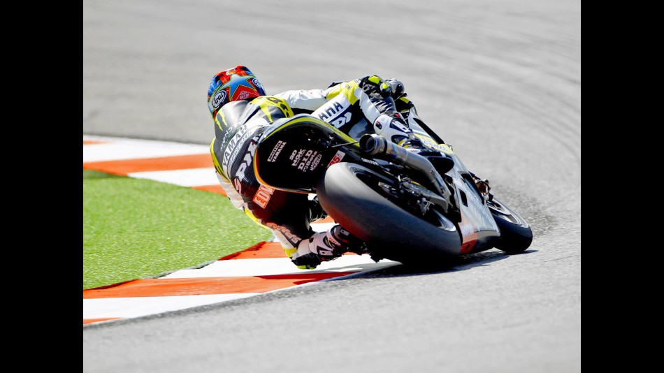 Colin Edwards in action at Misano