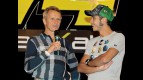 Valentino Rossi and Kevin Schwantz at Dedikato