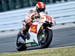 Marco Simoncelli in action at Misano