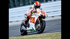 Marco Simoncelli in action at Misano