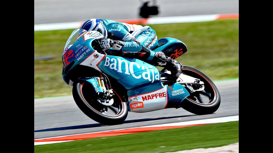 Nico Terol in action at Misano