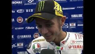 Rossi reviews second row Misano grid spot