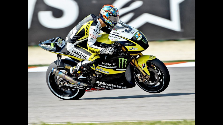 Colin Edwards in action at Misano