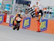 Dani Pedrosa finishing the MotoGP race at Misano