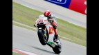 Marco Simoncelli in action at Misano