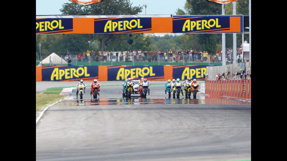 MotoGP Race starts at the GP Aperol di San Marino e della Riviera di Rimini