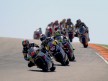 Moto2 group in action at Motorland Aragon