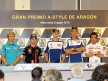 MotoGP riders at the Gran Premio A-Style de Aragón press conference