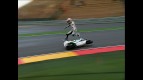 Aragón 2010 - 125 - FP2 - Action - Marco Ravaioli - Crash