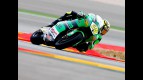 Andrea Iannone in action at Motorland Aragón