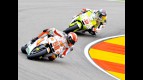 Simoncelli riding ahead of Kallio at Motorland Aragón