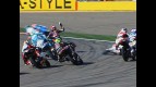 Aragon 2010 - 125cc - Race - Action - Márquez and Krummenacher - Crash