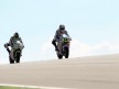 De Puniet riding ahead of Espargaró at Motorland Aragón