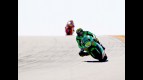 Andrea Iannone in action at Motorland Aragón