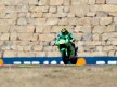 Andrea Iannone in action at Motorland Aragón