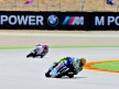 Valentino Rossi in action at Motorland Aragón