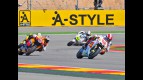Marco Simoncelli riding ahead of MotoGP Group at Motorland Aragón