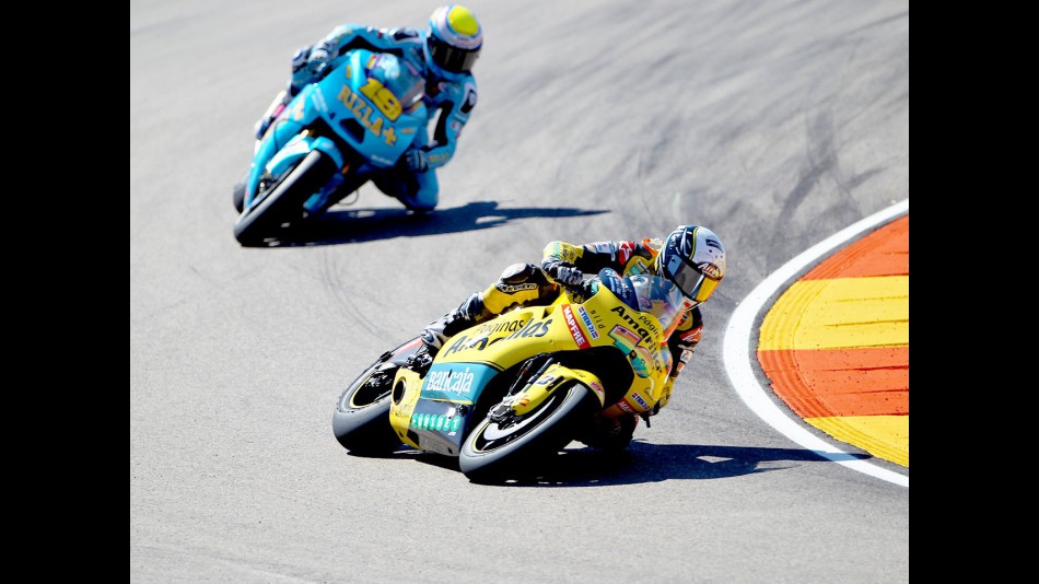 Barberá riding ahead of Bautista at Motorland Aragón