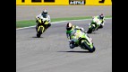 Espargaró riding ahead of Edwards and Kallio at Motorland Aragón