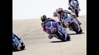 Karel Abraham riding ahead of Roman Ramos at Motorland Aragón