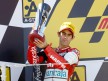 Julián Simón on the podium at Motorland Aragón